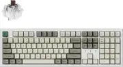 Keychron K10 Max QMK Hot-Swappable White Wireless Mechanical Keyboard - Brown Switch