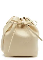 Mansur Gavriel Soft Mini Leather Bucket bag - Ivory ONE SIZE