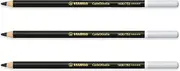 STABILO Chalk-Pastel Pencil CarbOthello - Pack of 3 - Neutral Black (750)