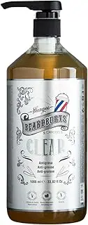 Beardburys Clear Shampoo for Oily Hair, Deep Cleansing, Refreshing Formula, Reduces Grease and Oil, Ideal for Daily Use, Paraben-Free 1 Litre