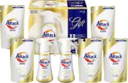 [Detergent gift] attackZERO One-handed push 400g * 2 refills 360g * 5 bags (ant