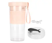 Portable Electric Fruit Juicing Cup Three-Leaf Cutter Head Juicer Mixer 2000Mah For Travel Home Usb Rechargeable