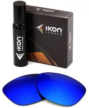 Polarized IKON Iridium Replacement Lenses For Oakley Jupiter Deep Blue Mirror