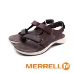 【MERRELL】女 TIDERISER LUNA CONVERT LEATHER涼鞋 女鞋(深棕)