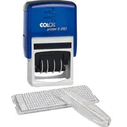 Colop S260 Do It Yourself Stamp DIY Set Blue