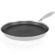 Crepe Pan Nonstick Honeycomb Dosa Pan Stainless Steel Pancake Pan Induction☞