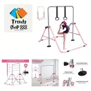 Gymnastics Bar for Kids, Adjustable Height Gymnastic Horizontal Bars,Junior T...
