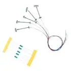 5X LED Lattice Mast Lights for Model Railway for Track N Layouts