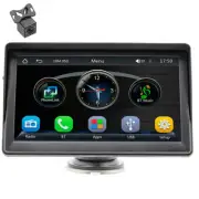 Portable 7in Wireless Car Player Touch Screen CarPlay Android W/Rear View Camera (for: Porsche)
