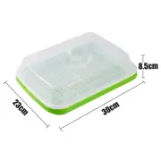 1 Set Sprout Dish Growing Pot Hydroponic Seedling Vegetable Beans Seeding Pot Ho