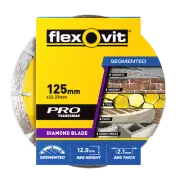 Flexovit 125 x 22.23mm Segment Diamond Blade