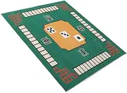 Toyvian Mahjong Mat Slip Noise Reduction Table Cover for Board Games for Mahjong Poker Card Games Non Skid Design