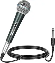Ziodpwp Professional Handheld Wired Microfone Mic Dynamic Microphone for Karaoke Live Vocal Performance Microfone