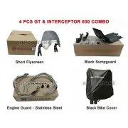 Royal Enfield GT & Interceptor 650 4Pcs Accessories Combo Pack (for: Royal Enfield)
