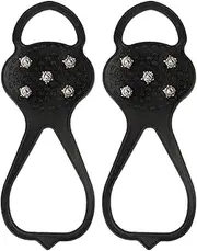 Winter Ice Grippers | Heavy Duty Shoe Snow Grips Climbing Shoe Grips | Non Slip Shoe Ice Grippers Hiking Boots Ice CleatsIce Snow Traction Cleats Grippers for Walking Climbing Amith