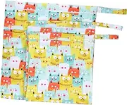 PEPLAYTAL 3pcs Reusable Diaper Storage Bag Versatile Wet Dry Organizer Pouches for Nursery Travel and Item Storage for Diapers Cosmetics and More