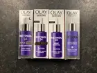 OLAY RETINOL 24/REGENERIST DAY & NIGHT SERUMS 4 x 40ml *BRAND NEW & SEALED*