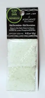 Ashland Mini Decorations GLOW In The Dark STARS & MOONS Halloween NEW Filler
