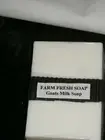 Hand Crafted Bar Soap 5 oz. FARM FRESH SOAP Scent Goats milk