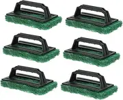 LIFKOME 6pcs Screen Printing Scrub Pads Ink Remover Brush for Cleaning of Screen Printing Supplies Compact Design for Easy Storage and Use