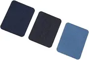 Veemoon 3pcs DIY Rectangular Jean Fabric Applique Patches Thickened Cloth for Garment Repair Decoration Sew