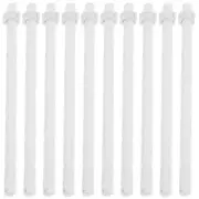 Adjustable Bathroom Toilet Flush Button Rod Customize Length Set of 10