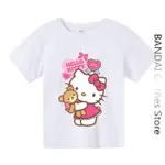 三麗鷗 MY MELODY 夏季新款兒童T恤可愛HELLO KITTY T恤女童短袖T恤女學生時尚上衣