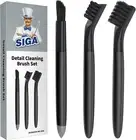 Grout Cleaner Brush Set Detail Cleaning Brushes for Tiles Sinks Drains Crevices