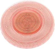 EXQUIMEUBLE Manual Face Scrubber Silicone Facial Brush Exfoliator for Women Soft Silicone Deep for Pore Cleansing Skincare Routine