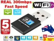 300Mbps Wireless USB WIFI Dongle for Desktop Laptop PC