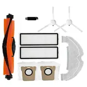 Main Side Brush Hepa Filter Mop Cloth Dust Bag for Xiaomi X10 Robot Vacuum Cleaner Accessories Repla As Shown