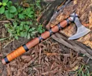 KING RAGNAR'S Viking Axe, Viking Bearded Axe, Viking Nordic Battle Axe & Sheath