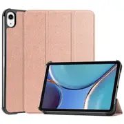 MCC iPad mini (A17 Pro) 8.3-inch 2024 Smart Case Cover Apple mini7 PU Leather Skin 7th Gen 7 [Rose Gold]