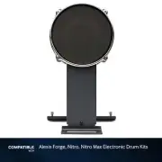 Alesis 8" Black Mesh Kick Pad for Forge, Nitro, Nitro Max Electronic Drum Kits