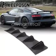 Black Rear Bumper Diffuser Lip Splitter Spoiler Shark Fins Body Kit for Audi R8 (for: Audi)