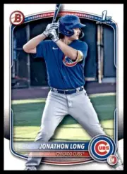 230 Card Lot 2025 Bowman 1st Prospect #BP-58 Jonathon Long Cubs