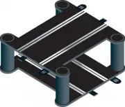 Scalextric Elevated Cross Over Track C8295