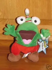 Neopets Christmas QUIGGLE Elf Plush LE Series 5 Santa's Helper Frog Plushie NEW!