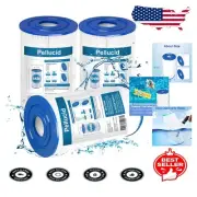 Trilobal Filtration Pool Filters - Premium Quality, Pack of 3 for Unicel C-6430