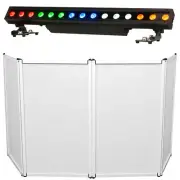American DJ 15 Hex Bar IP 15 x 12 Watt RGBAW+UV LED DMX Wash Light Strip+Facade