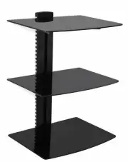 Mount-It! Wall Mounted Floating Shelf Bracket Stand | Three Shelves