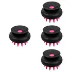 4 Count Shampoo Brush Hair Exfoliate Scrub for Scalp Small Massager