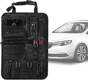 Car Rear Seat Organizer | Vehicle Pocket Pouch,600D Nylon Multi-Storage Pockets, Adjustable Strap Travel Accessories For Business Car, SUVs, Pickup Truck