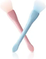 2 Pcs Silicone Face Mask Brush Applicator Face Mask Spatula Facial Mask Brush Skincare Applicator for Facial Mud, Clay Mask, DIY, Modeling Mask, Body Lotion