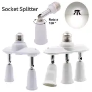 E27 1 to 1 / 2 / 3 E27 Base Socket Splitter LED Light Lamp Bulb Adapter Holder