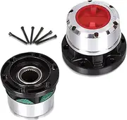 Rynplex 2 Pieces Free Wheel Bearing Locking Hubs, for SsangYong, Korando II Musso SUV Rexton TD Musso Pick Up B035HP AVM450HP Car Freewheel Locking Hub