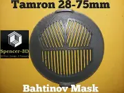 Bahtinov Focus Mask for Tamron 17-28mm 28-75mm Bahtinov Mask- 67mm cap fit.