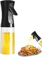 Oil Sprayer for Cooking,Spray Bottle for Olive Oil | Precision Dispensing Kitchen Glass Liquid Container for Baking Frying Meal-Prep Salad-Making Camping
