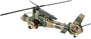 1/100 Scale Alloy JGSDF OH-1 Ninja Helicopter Model Finished Battle Airplane Aviation Collectibles for Desktop Ornament