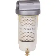 GROZ Fuel Filter, 10 Micron, 5 GPM, 3/4in. NPT (F), Model# FFL/01/3-4WB/N
